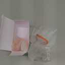 Baby Pacifiers 0-6 Month, Soft Silicone Newborn Pacifiers with Large Air Holes, BPA Free, Set of 2 in Thumb & Breast-Like Shape