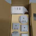 TESSAN Universal Travel Adapter Kit, 6-in-1 International Power Adapter with 3 USB (1 USB C) and 3 AC Outlets, Wordwide Adaptor Supports Type C, G, E/F, I, A, B for US EU UK Australia Japan, Grey