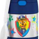 THERMOS FUNTAINER Insulated Food Jar, 10 Ounce, Kid Friendly Food Jar with Foldable Spoon, Paw Patrol