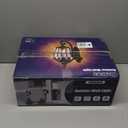 LONEDRUID Dusk to Dawn Sensor Outdoor Wall Light Fixtures Black Roman 17.71" H Exterior Wall Lantern Waterproof Sconce Porch Lights Wall Mount for House Garage Doorway, ETL Listed (Black & Gold Trim)