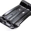 ALMULOO Transmission Skid Plate Compatible with 2003-2006 Jeep Wrangler TJ Steel Powder Coated Black