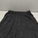 SCUSTY Linen Pants for Women Culottes Capris Wide Leg Palazzo Boho Pants Trousers (XX-Large, Black)