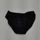 Period Swimwear-Menstrual Swimwear Bikini Bottoms-Black Mid Waisted Leakproof Swim Bottoms for Teens, Girls, Women S