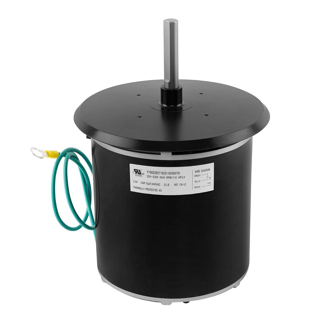 F48T73A50 Condenser Fan Motor Fits AO Smith 48Y 3/4 HP 208-230V 1110 RPM