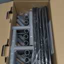 Baby Playpen 50x50 Inch, Play Pens for Babies and Toddlers Baby Fence Play Yards for Indoor & Outdoor with Breathable Mesh Anti-Fall Playpen (light grey)