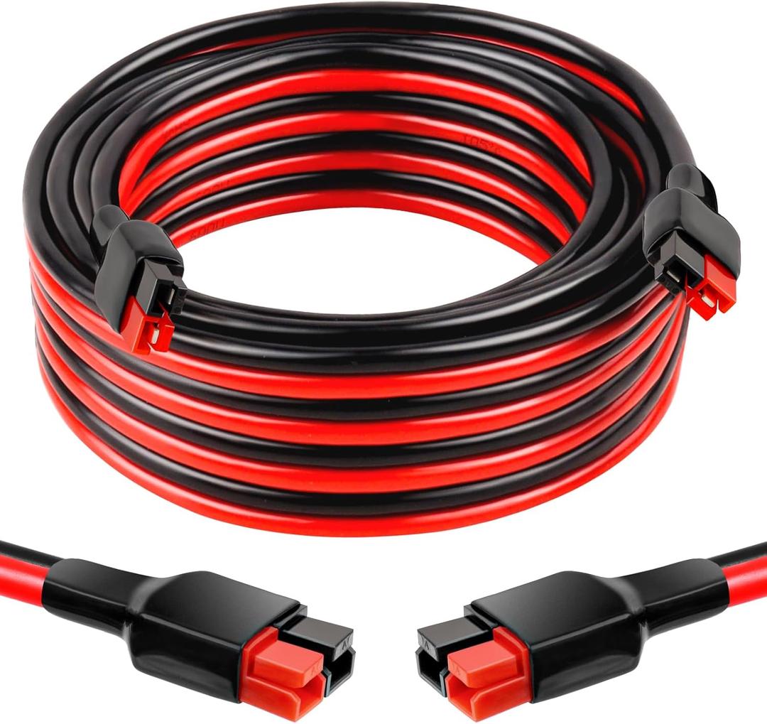 XRDS -RF 10AWG Anderson-Style Extension Cable 15FT, Anderson-Style 30A Connectors, Tinned Copper with PVC Jacket, Power Connect/Disconnect for Solar Panels, RVs, and Battery Systems XRDS -RF 10AWG Anderson-Style Extension Cable 15FT, Anderson-Style 30A Connectors, Tinned Copper with PVC Jacket, Power Connect/Disconnect for Solar Panels, RVs, and Battery Systems