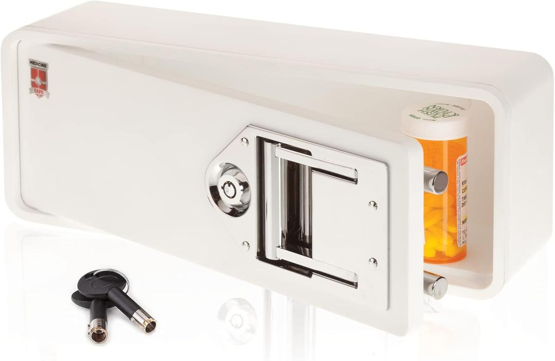 Medicine Cabinet Safe-Barrel Key Lockbox (Standard)