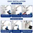 Premium Heavy-Duty RV Toilet Valve Replacement Kit  Fits Dometic 300/301/310/311/320 RV Toilet, Replaces OEM Part# 385311641, Ultrasonic Sealing & Reinforced Material  Long-Lasting & Freeze-Proof