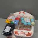 cossy Claw Machine for Kids, Large Rabbit Toy Claw Machine, Mini Arcade Claw Machines with Sound Lights, 360 Crystal Joystick, Fidget Toys and Surprise Eggs, Birthday Gifts for Girls Boys (Red)