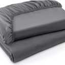 Utopia Bedding Twin XL Fitted Sheets - Bulk Pack of 2 Bottom Sheets - Soft Brushed Microfiber - Deep Pockets - Shrinkage & Fade Resistant - Easy Care (Twin XL, Grey)