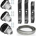 46 inch Deck Rebuild Kit for MTD LT 4600H LT 946G Toro LX460 LX465, Spindle 618-0240 918-0430 112-0311 112-0383, Blade 112-0302 112-0304, Belt 112-0317 954-0349 754-0349