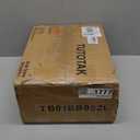 TUTOTAK LED End Table with Charging Station, Nightstand with Cloth Drawer, Side Table with 1 USB Port and 1 Type-C Port, Set of 2, Couch Table, Brown TB01BB052L, Plug and Led