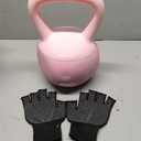 Soft Kettlebell, Safe Strength Training Kettle bell, Cushioned Impact-Resistant Base and Anti-Slip Grip Weight, Kettlebells Set for Home Workouts and Men/Women/Beginners,With Non-slip Gloves 20lb