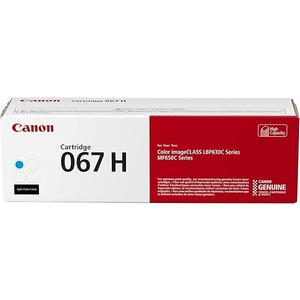 Canon Genuine 067 Cyan Toner Cartridge High Capacity Compatible with LBP633Cdw, LBP632Cdw, MF652Cdw, MF653Cdw, MF654Cdw, MF656Cdw