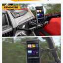 KEMIMOTO Electronic Device Mounts with Grab Bar, 6061 Billet Aluminum Electronic Device Holder Phone Tablet GPS Mount Compatible with Polaris RZR PRO XP/XP4 2022-2023 RZR PRO R/Turbo R
