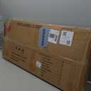 Taranta 3 Step Ladder, Lightweight Aluminum Step Stool with Convenient Handgrip, Folding Ladder with Anti-Slip Pedals, 330lbs Capacity Stepladder for Home, Office, Kitchen - White