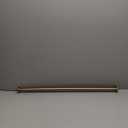 Ivilon Tension Curtain Rod - Spring Tension Rod for Windows or Shower, 36 to 54 Inch. Warm Gold