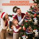 2 x Funny Christmas Ornaments 2025, Highland Cow Christmas Decoration,Cow Ornaments for Christmas Tree, Animal Xmas Keepsake Gift for Cow Lovers (Cow car)