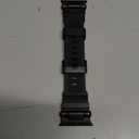 Rugged Band Compatible with Apple Watch Ultra 3/2/1 Band 49mm/46mm/45mm/44mm/42mm, Metal Connector with Silicone Strap for iWatch Ultra Series 11/10/9/8/7/6/SE3/SE2/SE/5/4/3/2/1, Black/Black