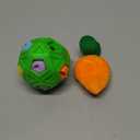 Dog Snuffle Ball-Interactive Puzzle Dog Toys Encourage Natural Foraging Skills Slow Feeder for Training and Stress Relief, Cloth Strip Hiding Food Chew Toys with Squeaky Carrot Toy for Any Size (Green)