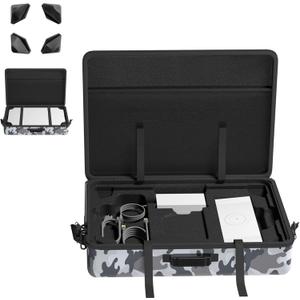 BarBaren for Starlink Gen 3 Case, for Starlink Case Gen 3 with 4 PCS Starlink Gen 3 Dish Protector Camo-Lightweight and Waterproof