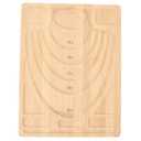 Pyhodi Bamboo Bead Board, Multifunctional Beading Mats for DIY Jewelry Making Necklace Bracelet Design, Bamboo Combo Beading Board with Measurement Grooves for Jewelry Craft Enthusiasts