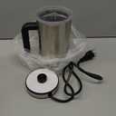 Solac Pro Foam Stainless-Steel Milk Frother & Hot Chocolate Mixer, Metal & Black, SPF500, 17 oz