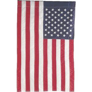 Evergreen Flag American Flag 44-inch x 28-inch House Size | Heavy Duty Outdoor Premium 310D | Embroidered Stars and Stripes and Quadruple Stitched Edge | USA Residential or Commercial