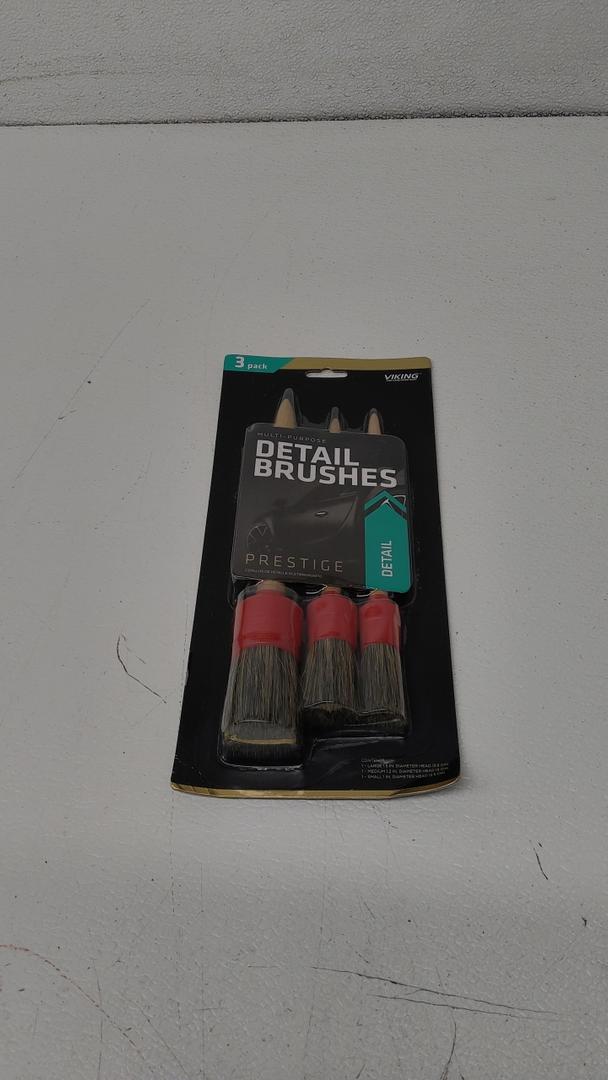 3 Pack Viking Prestige Multi-Purpose Detail Brushes