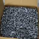 Self-Drilling Screw, #14 x 1 in, Zinc Plated Steel Flange Hex Head External Hex Drive, 2500 PK
