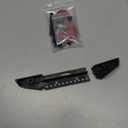 ShareGoo Metal Front Bumper with Lights Bar Tow Trailer Compatible with Traxxas TRX-4 Axial SCX10 90046 90047 SCX10 II 1/10 RC Crawler Car