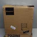 Sheenive Stadium Seats for Bleachers with Back Support, Bleacher Seats with Backs and Cushion Wide, Padded Portable Folding Comfort Stadium Chair with Shoulder Strap, Perfect for Sports Events (Black)