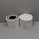 Core 300 Replacement Filter for LEVOIT Core 300 Core300-P Core 300S Core 300-P VortexAir Air Purifier, Core 300-RF, 3-in-1 HEPA Activated Carbon, 2 Pack, White, Core 300-P