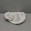 Colorlife Baby Bath Seat Support Net Infant Bathing Seat Support Mat, Adjustable Comfortable Non-Slip Three-Pointed Baby Shower Net Bathtub Sit Up Mesh for Newborn 0-6 Months-White(No Bathtub)