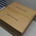 Wood Caged Ceiling Fans with Lights and Remote,Farmhouse Flush Mount Ceiling Fan with Light, Rustic Ceiling Fans Low Profile Bladeless Wooden Fandelier for Bedroom, Dining Room, Kitchen(Natural) (Gold)