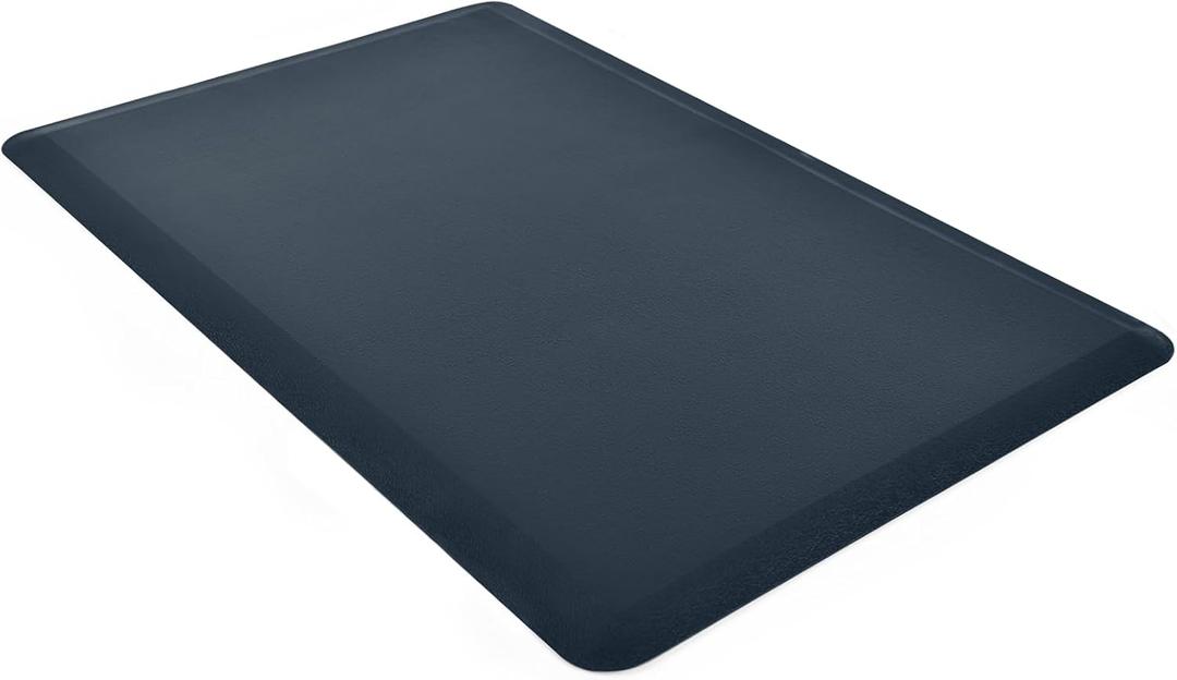 Art3d Anti Fatigue Mat - 1/2 Inch Cushioned Kitchen Mats - Comfort & Non Slip Cushion for Standing Desk, Office or Garage Floor (17.3"x28", Majolica Blue)