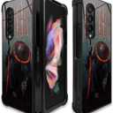 Compatible with Samsung Galaxy Z fold 3 5G Case,Samurai Galaxy Z fold 3 5G Case Pattern for Boys Man,Anti-Scratch Shockproof