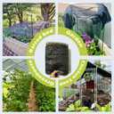 55% Shade Cloth for Garden, Sunblock Mesh UV Resistant Net for Vegetables Flowers Greenhouse Raised Bed, Plant Shade Cover from Sun, Black (6.5X10 FT)