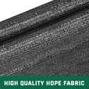 Kesfitt 70% Shade Cloth 20x20 ft, Breathable HDPE Mesh Sun Shade Tarp for Garden & Greenhouse, UV Resistant Outdoor Shade Fabric with Copper Grommets for Plants, Patio, Yard