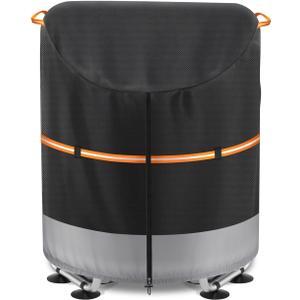 Mini Trampoline Cover for Kids 6672 Inch  Heavy Duty 600D UV Resistant Waterproof Protective Cover  Fits Round Backyard +Toddler, with Drawstring & Buckles (Black, Fits 6672 in Mini Trampoline)