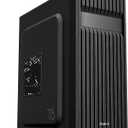 Zalman T6 ATX Mid Tower Computer PC Case, Pre-Installed 120mm Fan, 5.25 ODD, USB 3.0, Patterned Mesh Design, mATX ITX for Gaming Workstation, Black