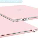 B BELK Compatible for MacBook Air 15 inch Case 2026 2025 2024 2023 M5 M4 M3 M2 Model A3448 A3241 A3114 A2941, Protective Hard Shell for Mac Air 15" + Keyboard Cover & Screen Protector, Light Pink