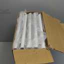 SNSLXH 5 Pack Stackable Closet Storage Basket, Multifunctional & Foldable Closet Organizer for Bathroom Kitchen Laundry Room Wardrobe Storage, Space-Saving Clothes Storage Drawer Organizer, White