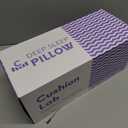 C CUSHION LAB Deep Sleep Pillow, Patented Ergonomic Contour Design for Side & Back Sleepers, Orthopedic Cervical Shape Gently Cradles Head & Provides Neck Support & Shoulder Pain Relief - Calm Grey