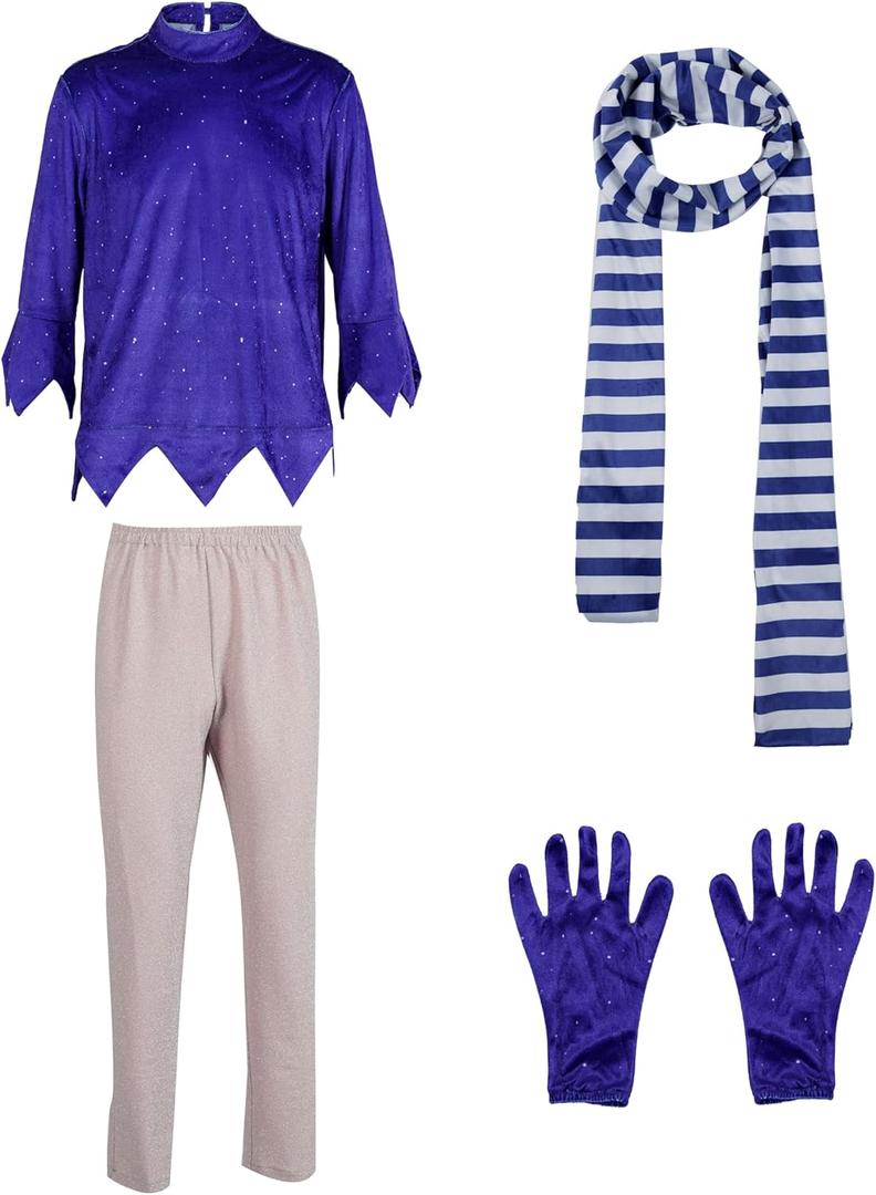 Mens miser cosplay mischievous costume Christmas (Small, My202264 Adult)