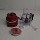 KitchenAid 7 Cup Food Processor - Red - KFP0718BM: Grinds, Chops, Shreds, Mixes, Blends, 3 Speeds, Dishwasher - Safe