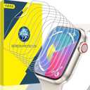 YMHML [ 6 Pack Compatible for Apple Watch Series 11 Series 10 42mm Screen Protector, [Upgrade Flexible Film] Soft HD Clear Anti-Scratch Film for iWatch Accessories.