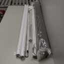 SEEYE Outdoor Sunshade Roller Shades 96" W x 72" H, Cordless Roll Up Shade Blinds Privacy Screen with 90% UV Protection, Exterior Patio Shade Cloth for Porch Pergola Balcony Windows, Dark Grey