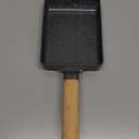 Ceramic Coating Square Japanese Tamagoyaki Omelette Small Skillet, Non-stick Rectangle Egg Roll Pan with Wood Handle (Dark Grey)