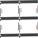 FIDUCIAL HOME 4 Tiers Shoe Rack Organizer 16-20 Pairs Stackable Shoe Storage Shelf Durable for Closet Entryway, Black